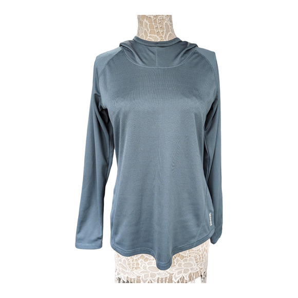 Reebok Speedwick Hooded Long Sleeve Green M - Picture 1 of 7